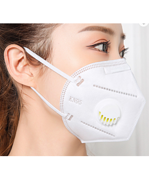 KN95 Protective Masks with Valve - Pack of 10 Pcs