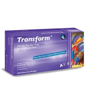 Aurelia Transform Powder-Free Nitrile Examination Gloves - Pack of 200