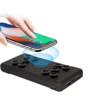 Portable Wireless Powerbank with Suction